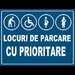 Placuta pentru locuri de parcare cu prioritate